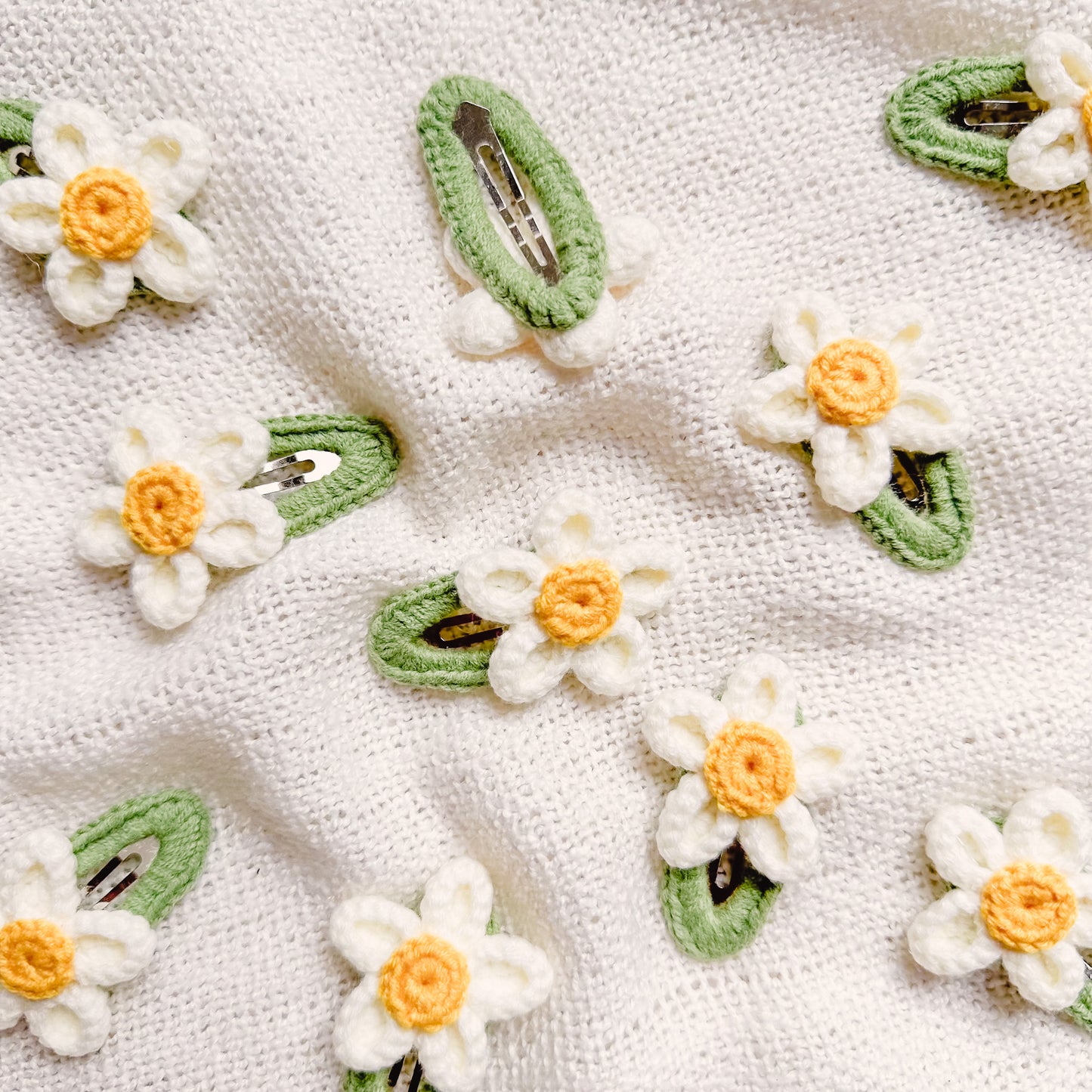 Hand-Made Crochet Hair Clip