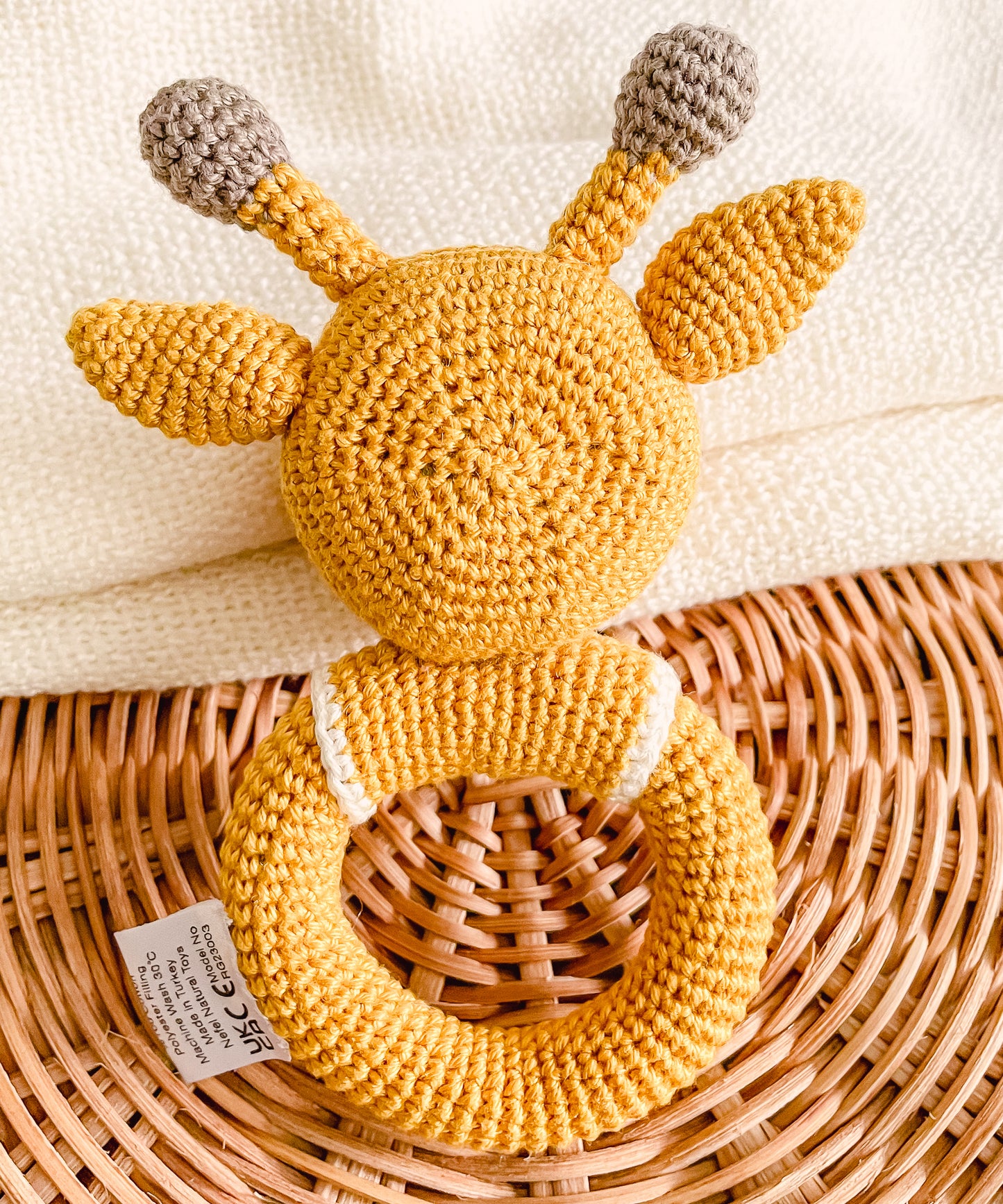 Crochet Giraffe Rattle