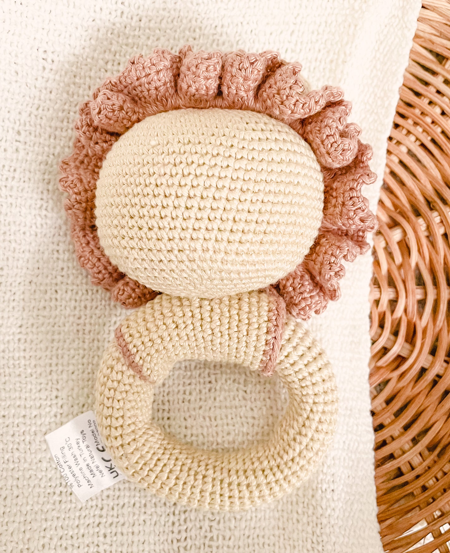 Crochet Lion Rattle