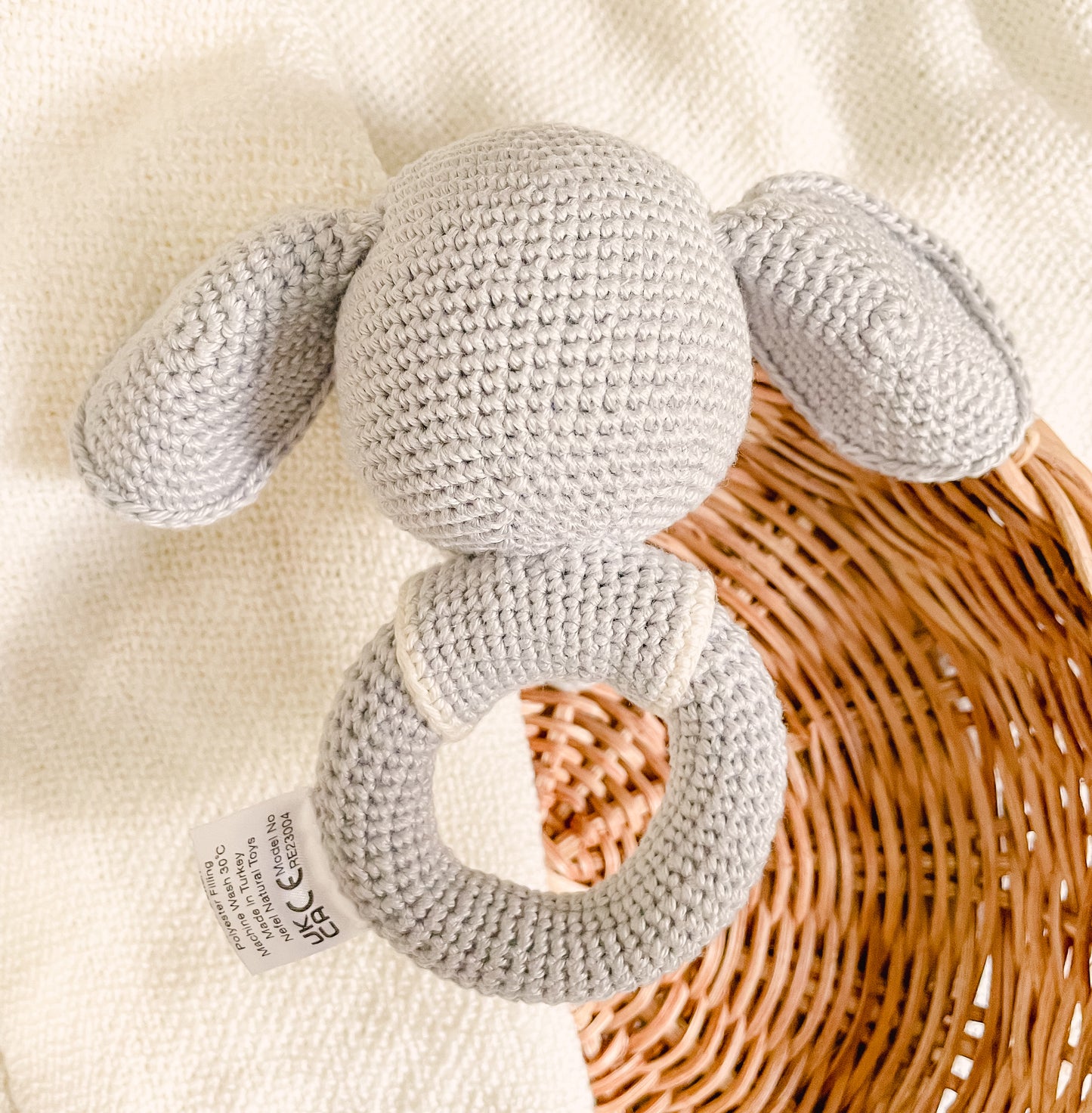 Crochet Elephant Rattle