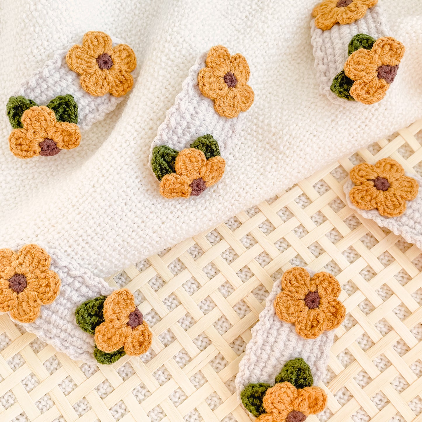 Hand-Made Crochet Hair Clip