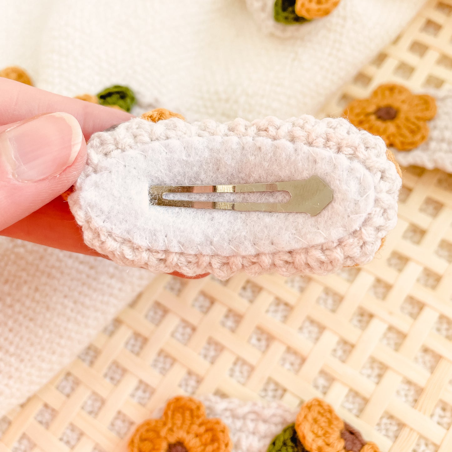 Hand-Made Crochet Hair Clip