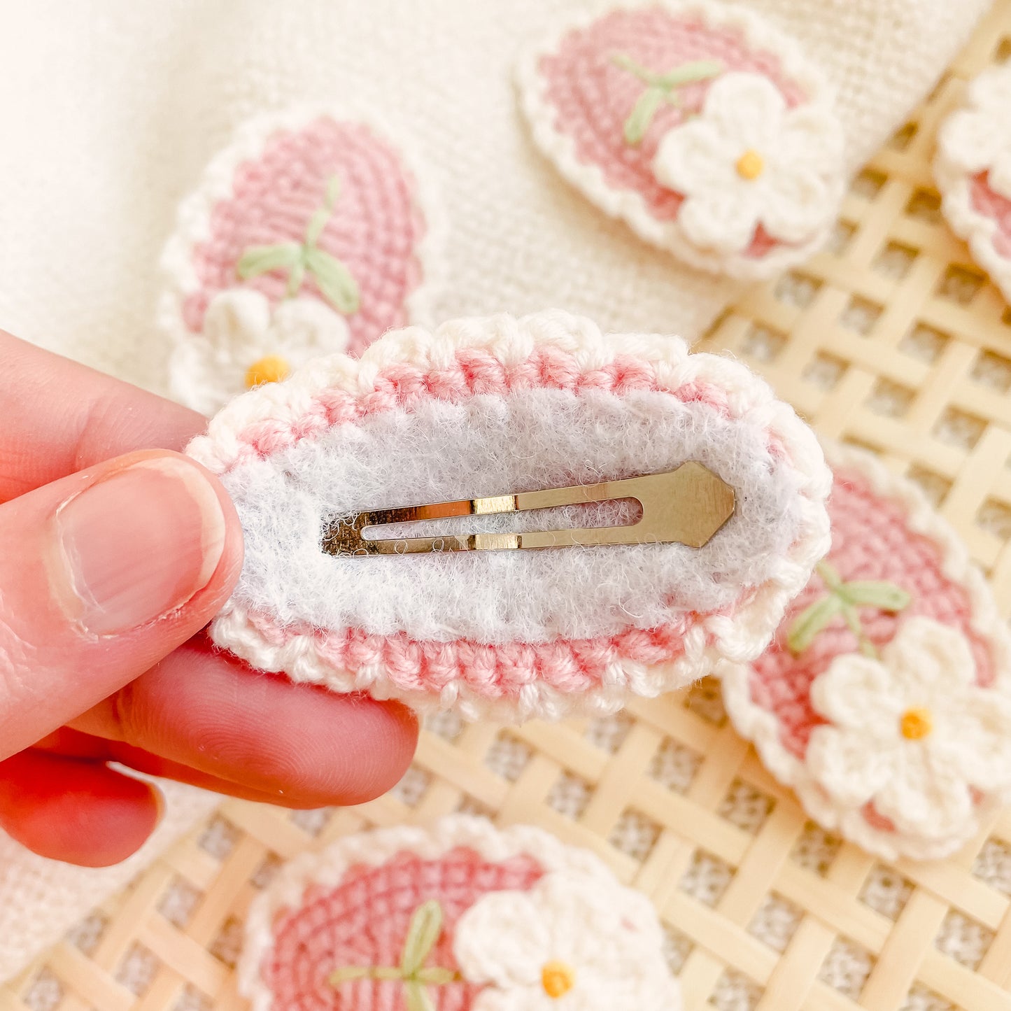 Hand-Made Crochet Hair Clip