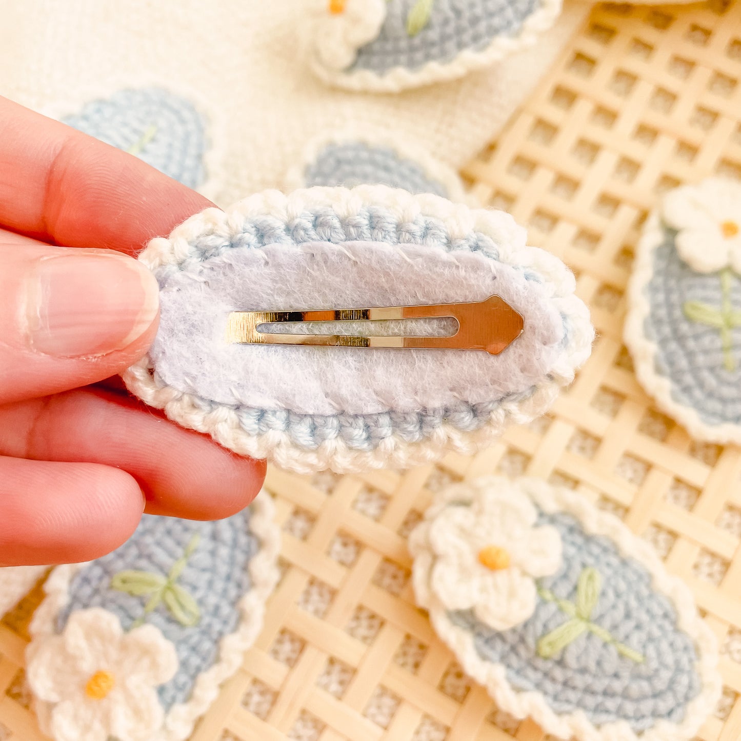 Hand-Made Crochet Hair Clip