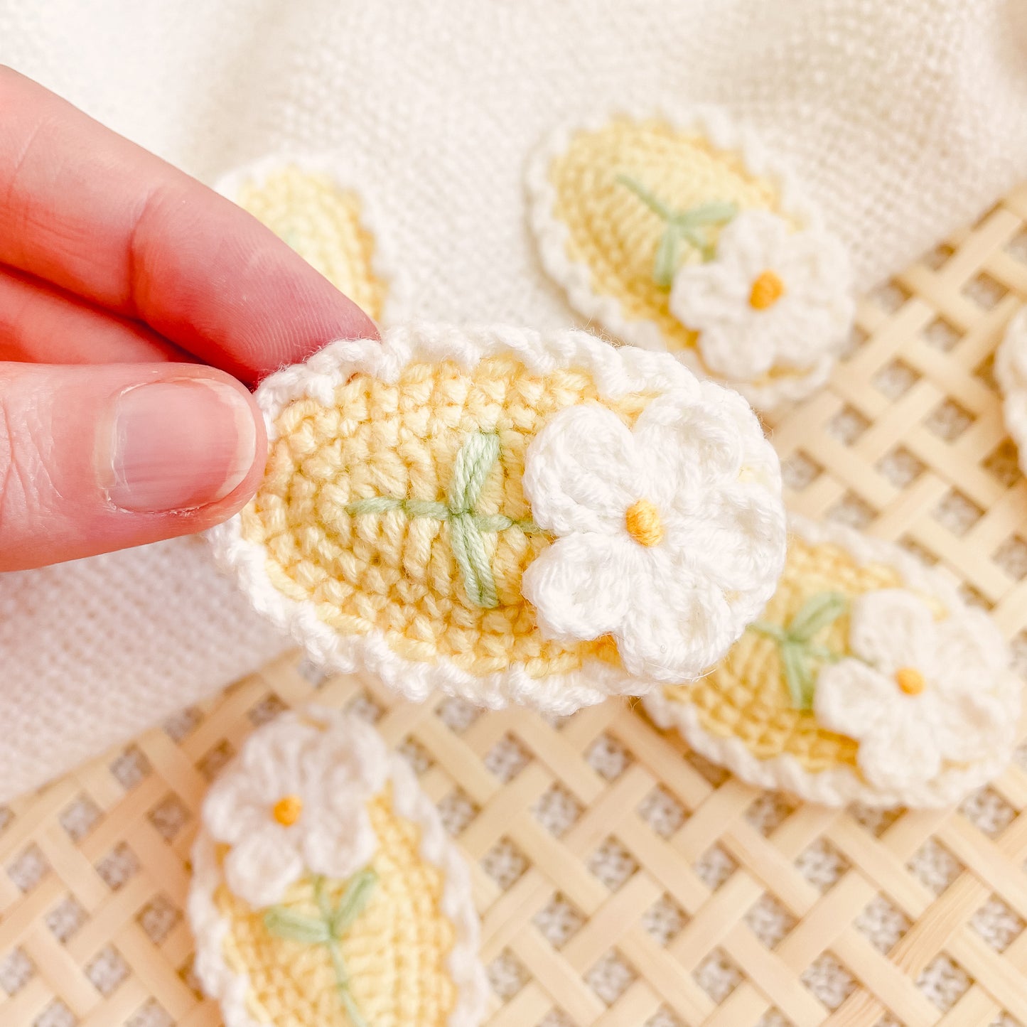 Hand-Made Crochet Hair Clip