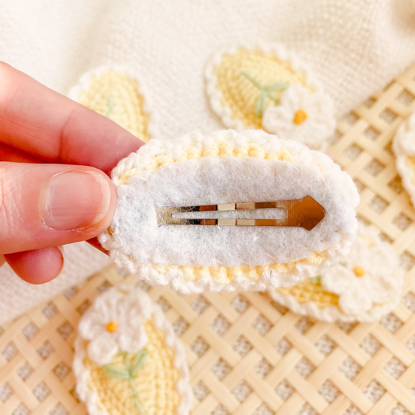 Hand-Made Crochet Hair Clip