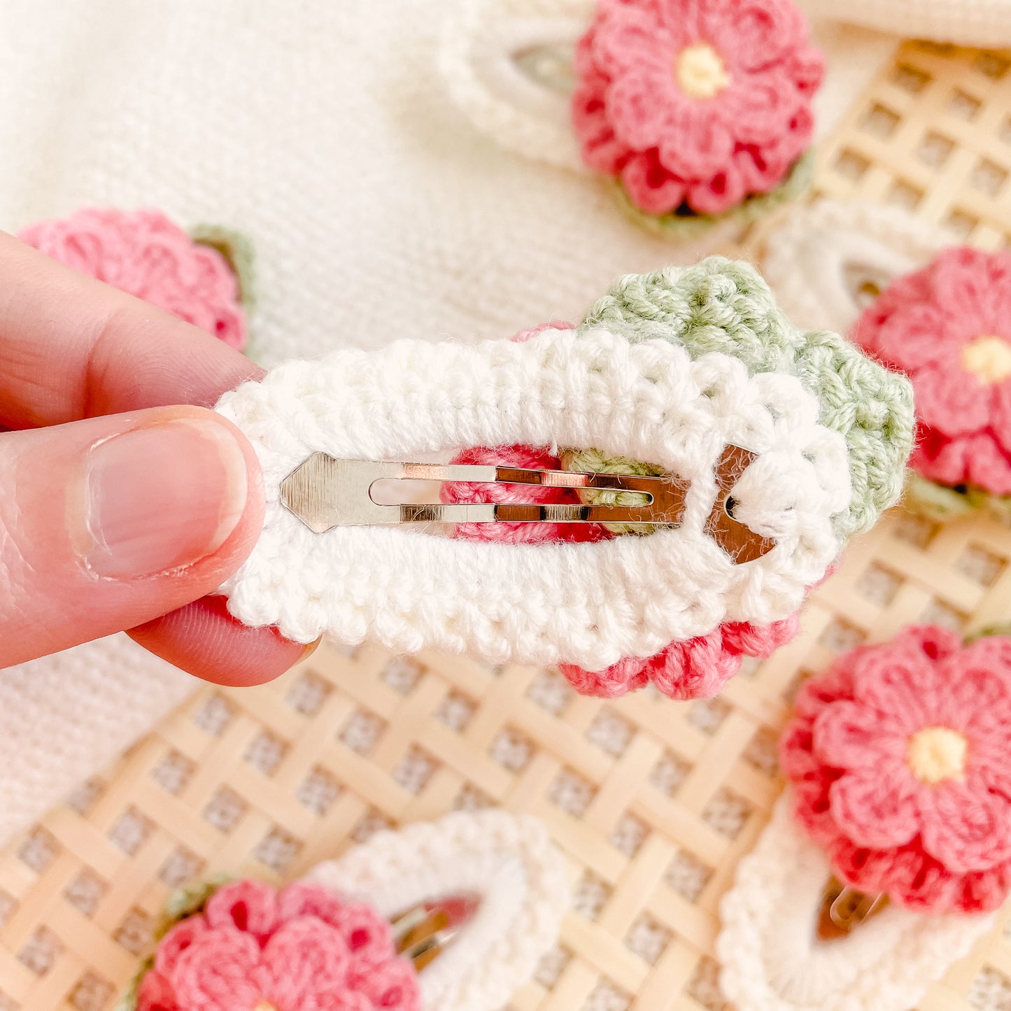 Hand-Made Crochet Hair Clip