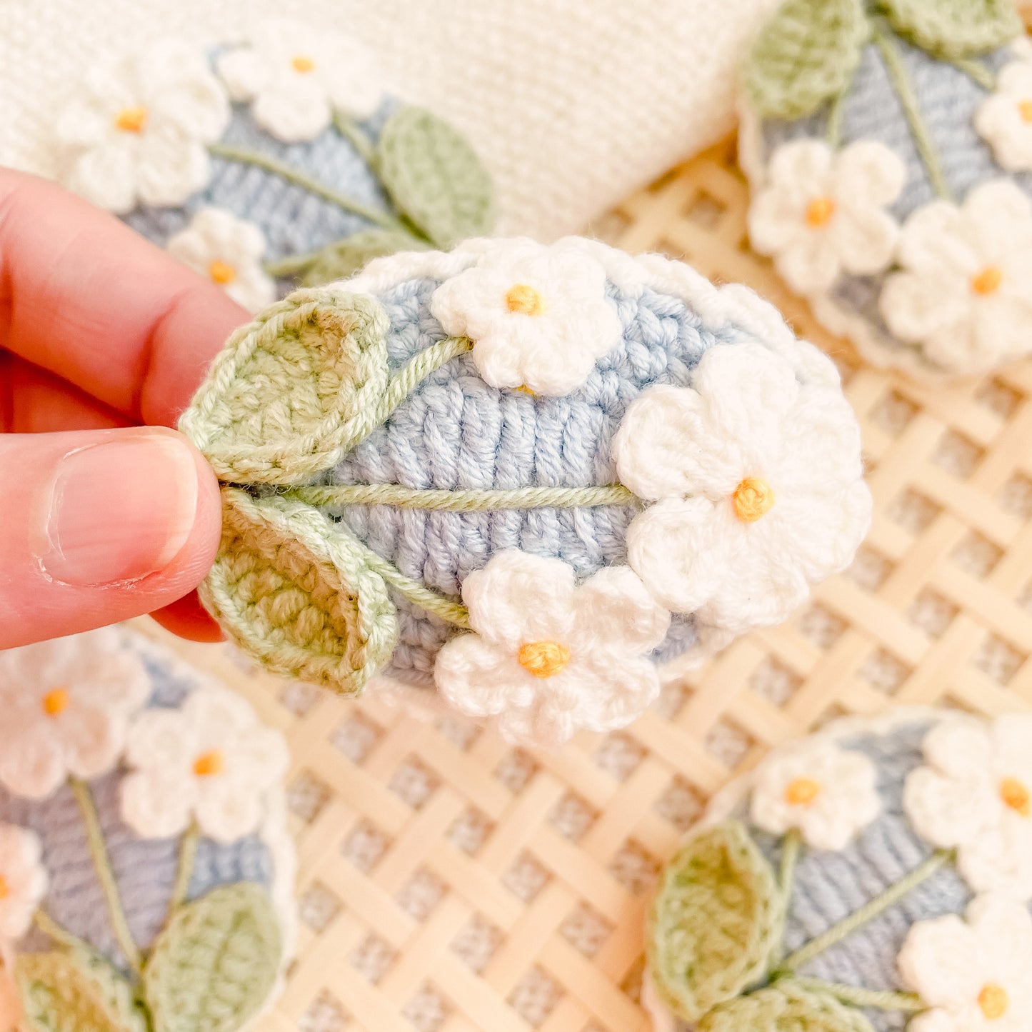 Hand-Made Crochet Hair Clip