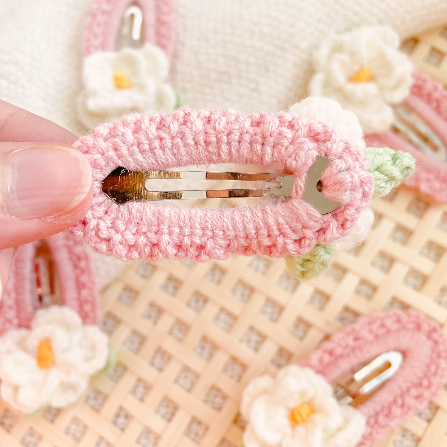 Hand-Made Crochet Hair Clip