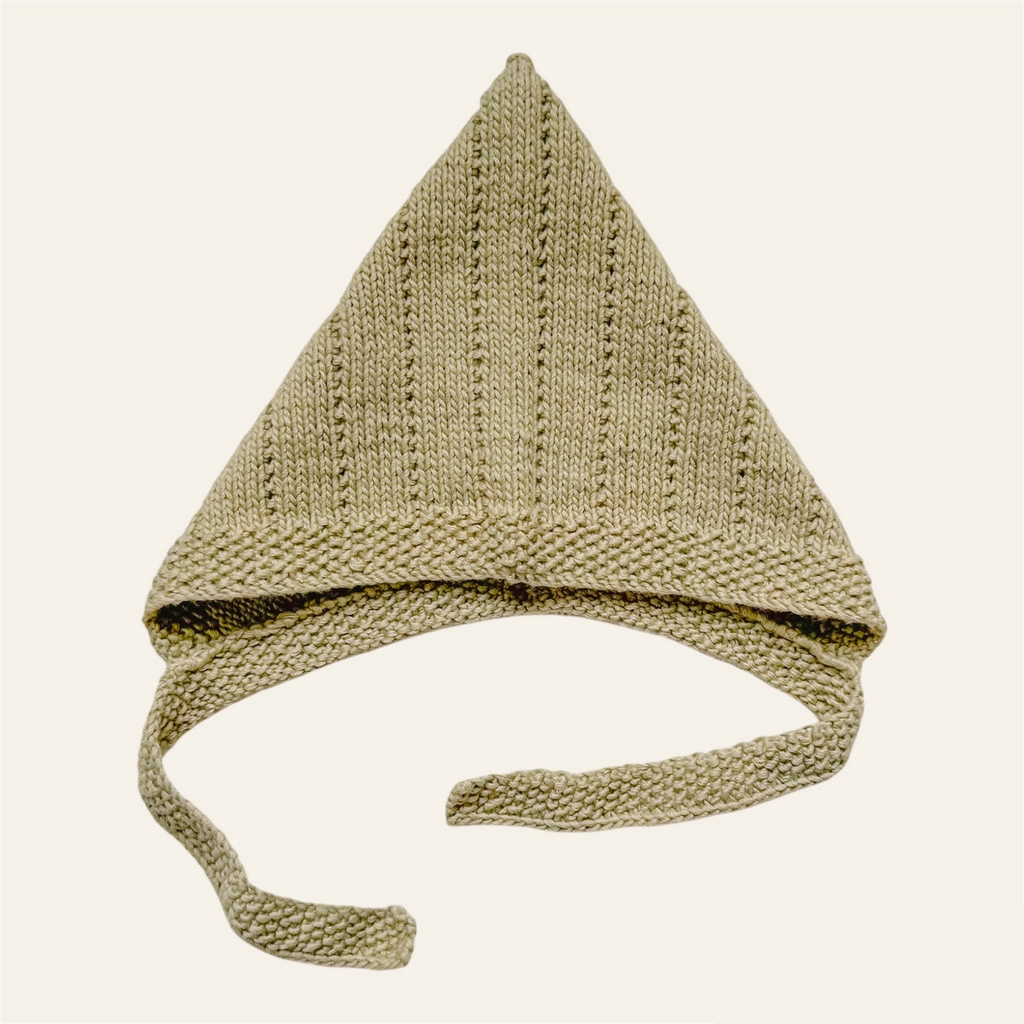 Hand Knitted Unisex Baby Elf Bonnet