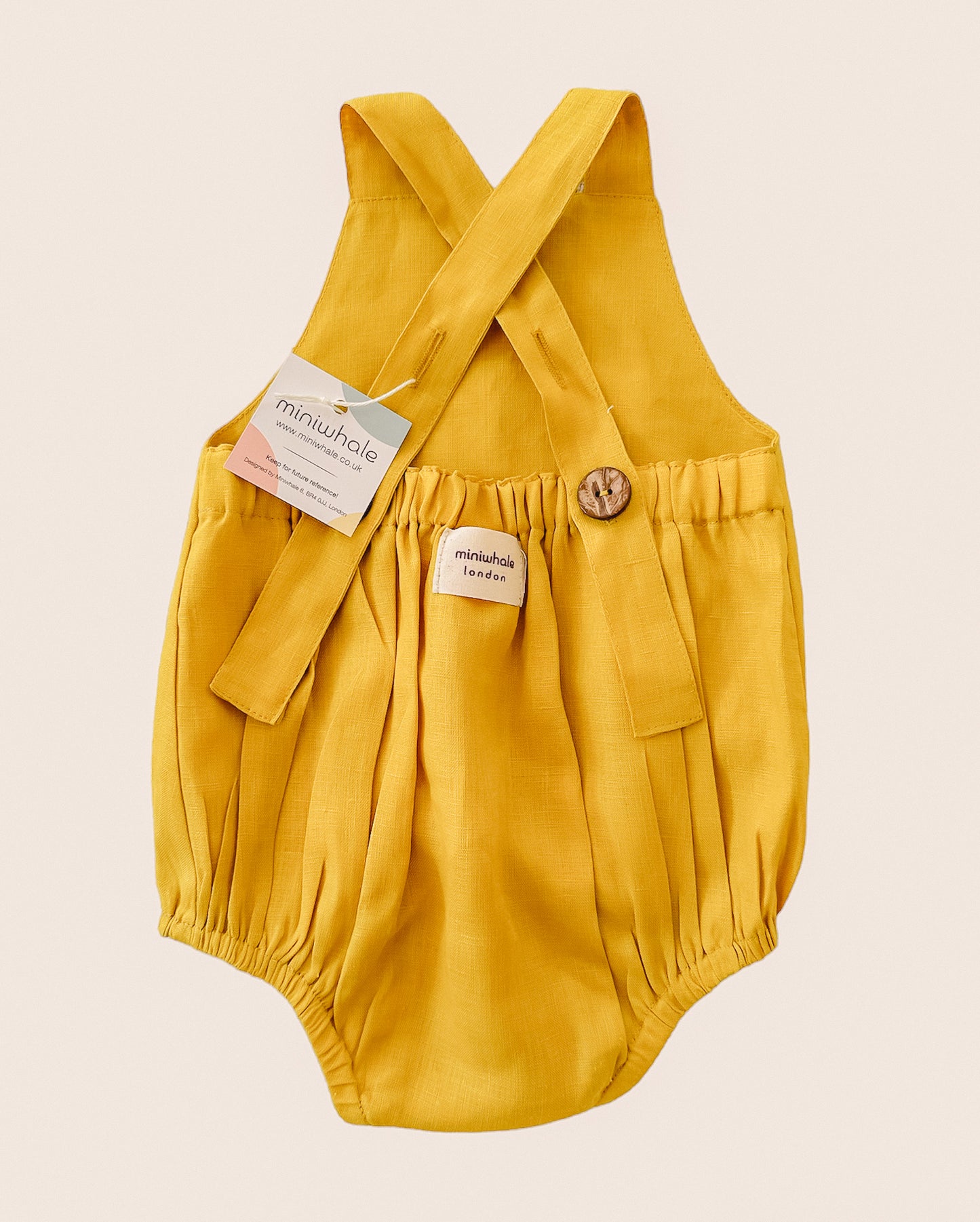 Linen Jumpsuit - Yellow