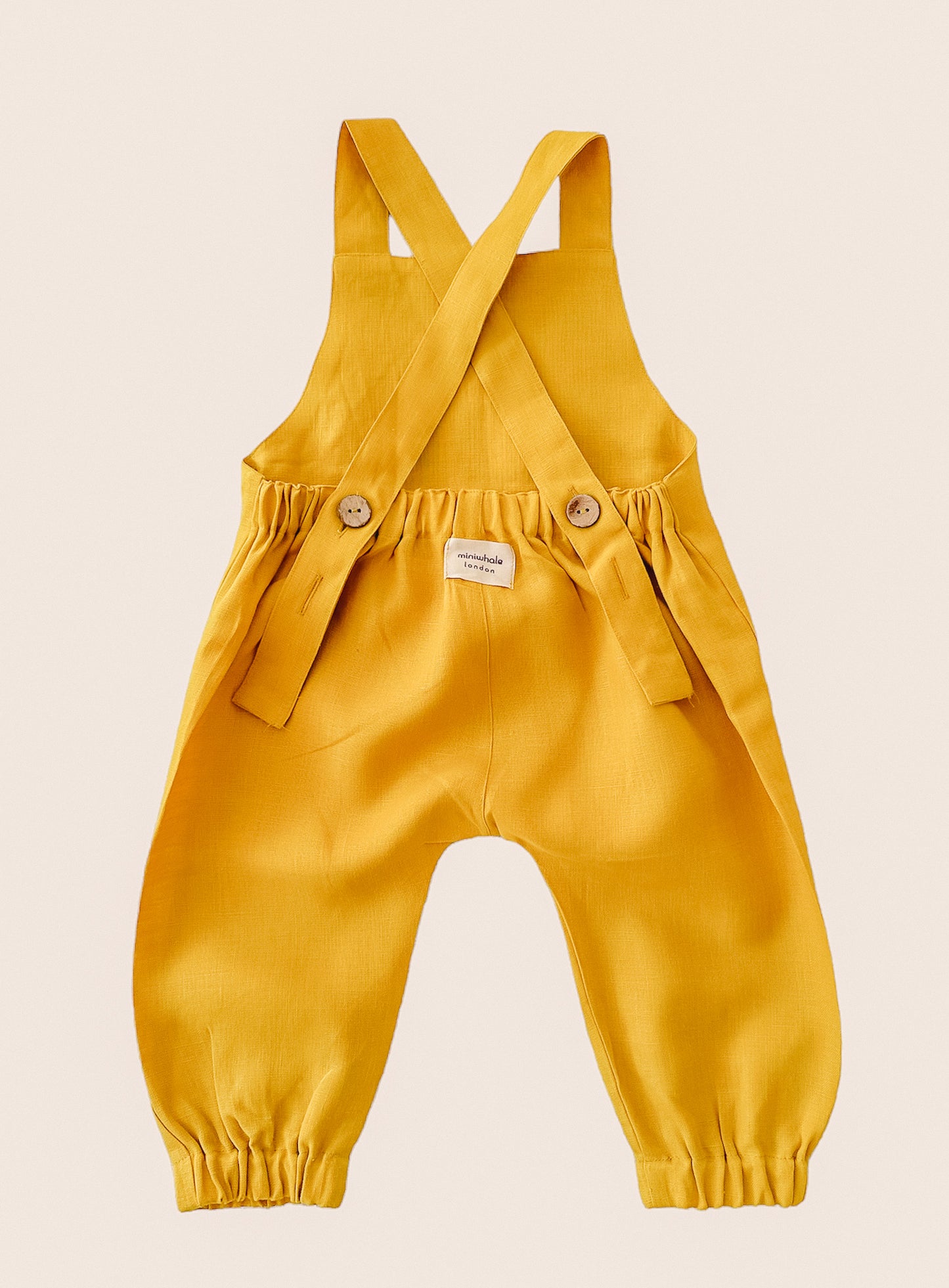 Linen Romper - Yellow