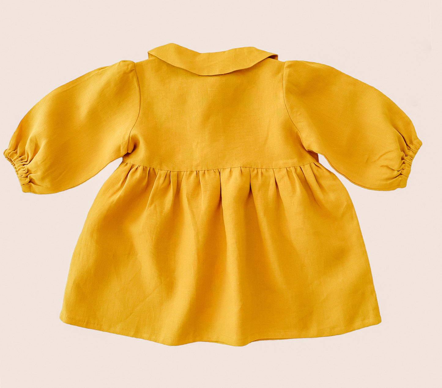 Linen Dress - Yellow