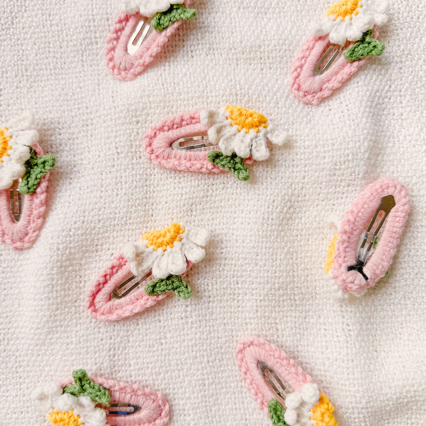 Hand-Made Crochet Hair Clip