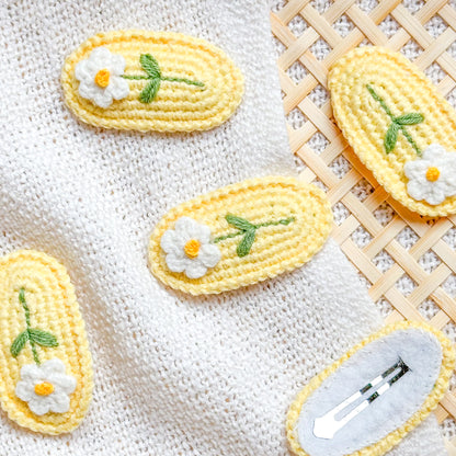 Hand-Made Crochet Hair Clip
