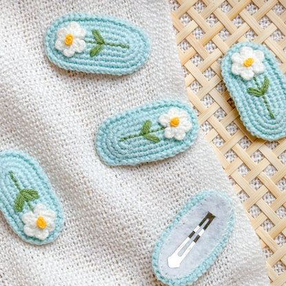 Hand-Made Crochet Hair Clip