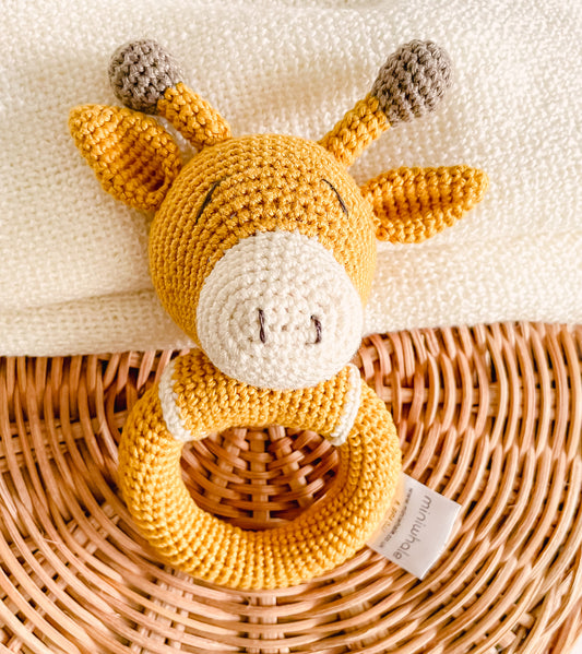 Crochet Giraffe Rattle