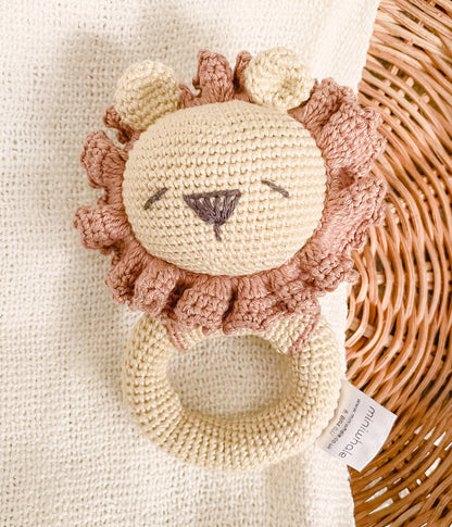 Crochet Lion Rattle