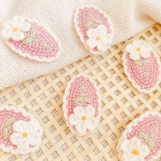 Hand-Made Crochet Hair Clip