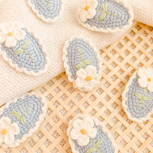 Hand-Made Crochet Hair Clip