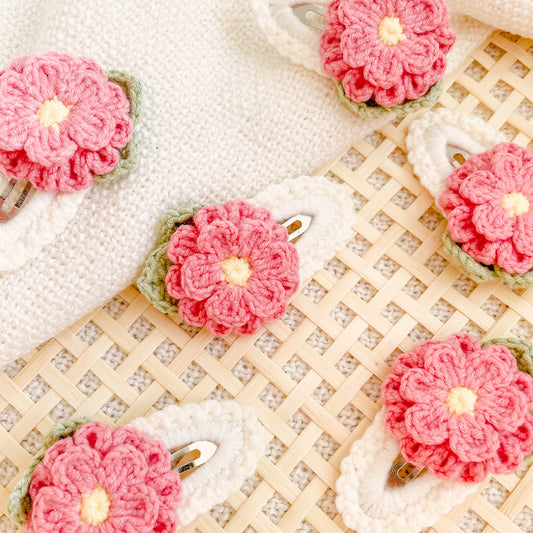 Hand-Made Crochet Hair Clip