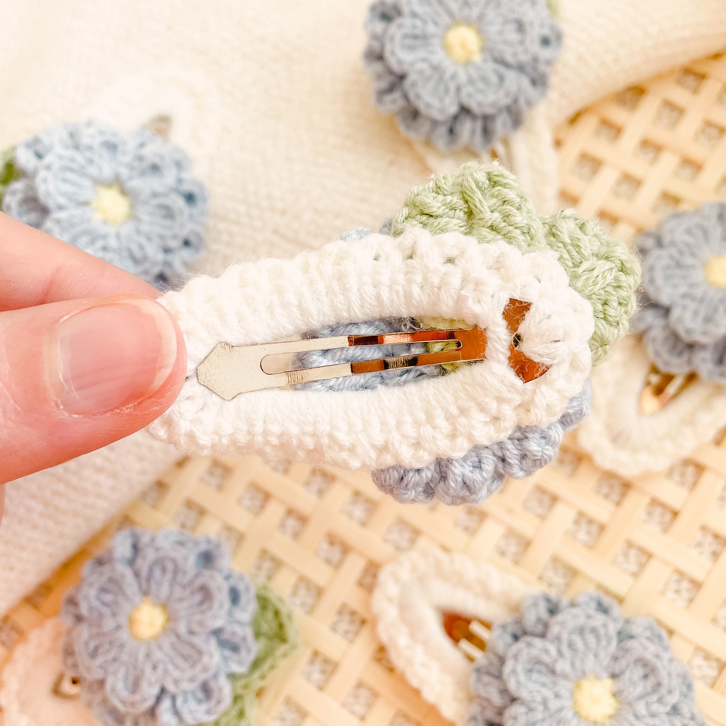 Hand-Made Crochet Hair Clip