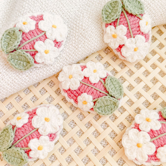 Hand-Made Crochet Hair Clip