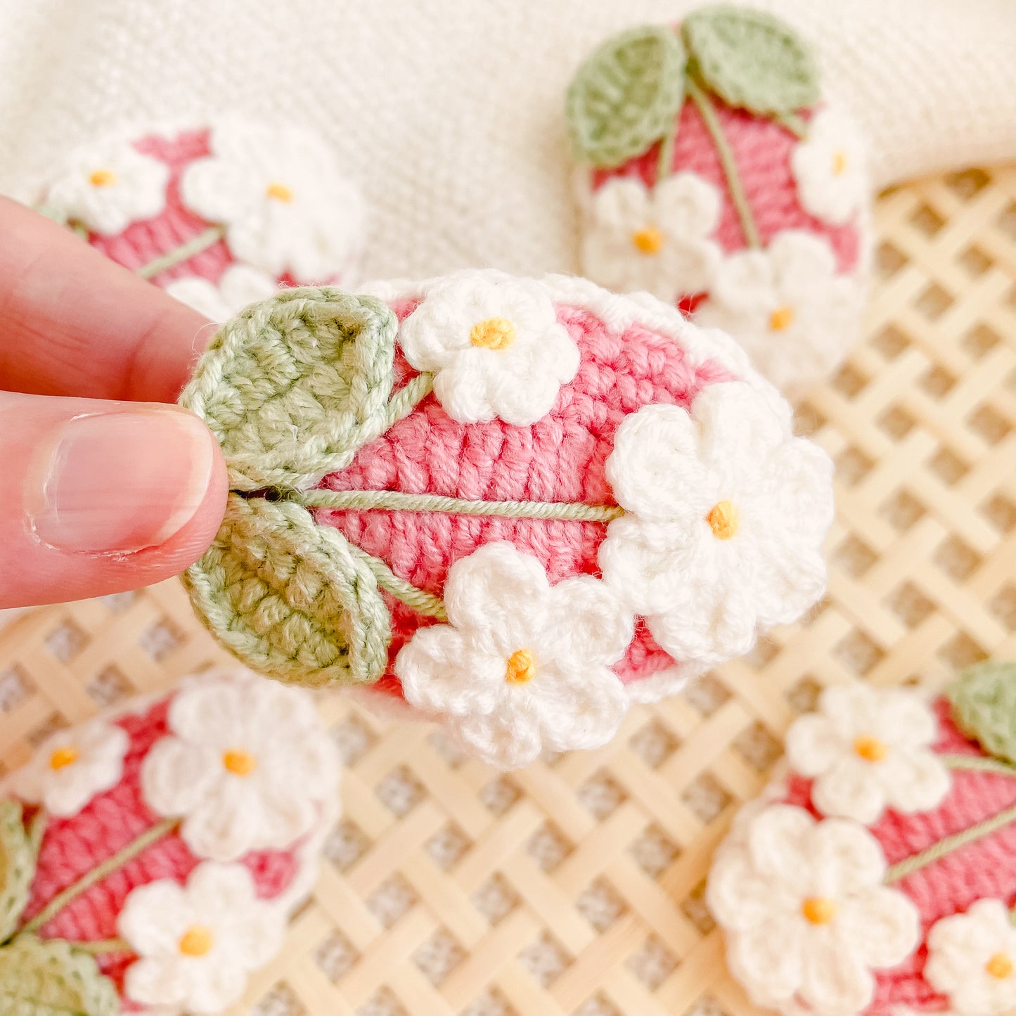 Hand-Made Crochet Hair Clip