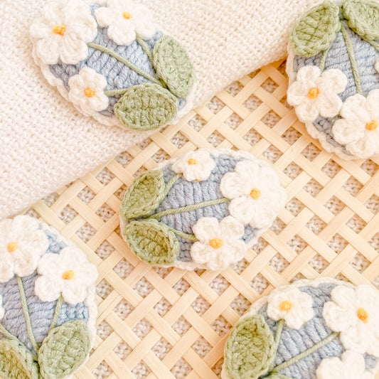Hand-Made Crochet Hair Clip