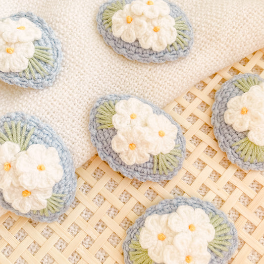 Hand-Made Crochet Hair Clip