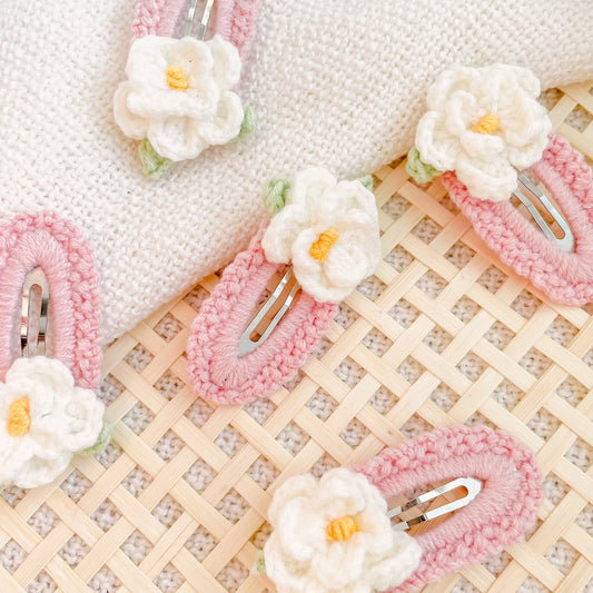 Hand-Made Crochet Hair Clip