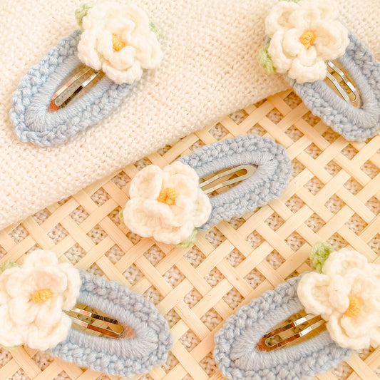 Hand-Made Crochet Hair Clip