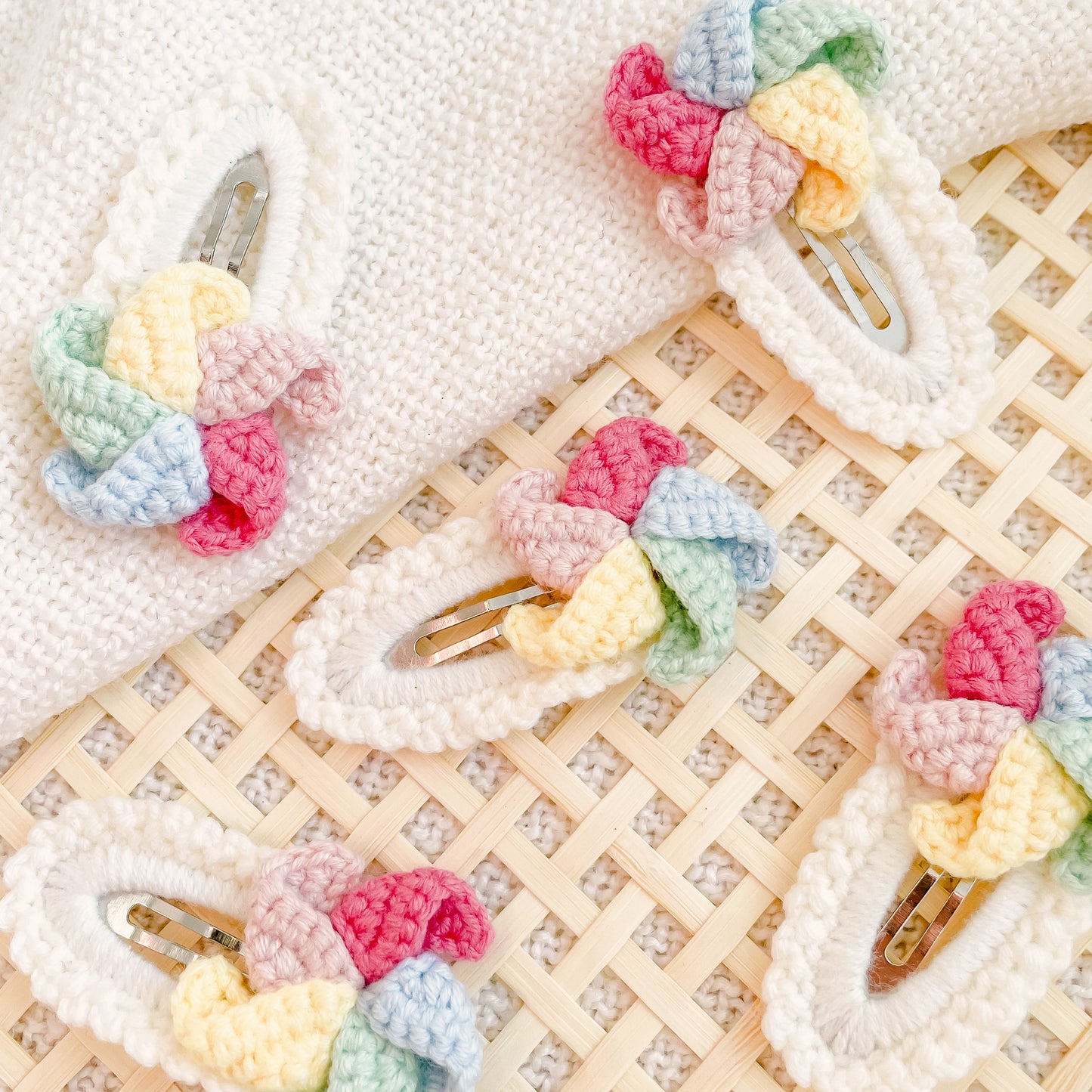 Hand-Made Crochet Hair Clip