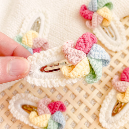 Hand-Made Crochet Hair Clip