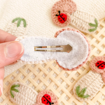 Hand-Made Crochet Hair Clip
