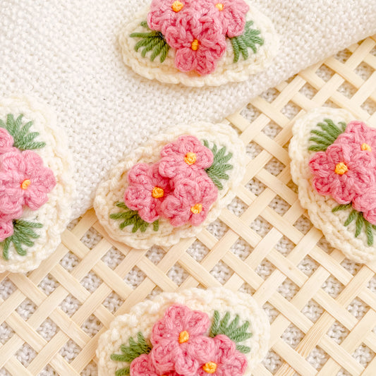 Hand-Made Crochet Hair Clip