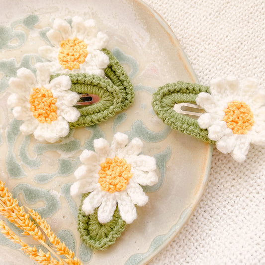 Hand-Made Crochet Hair Clip