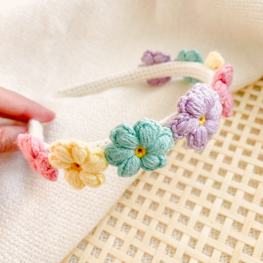 Hand-Made Crochet Colorful Headband