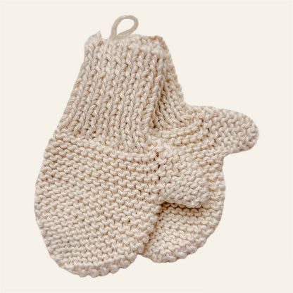 Hand Knitted Unisex Baby Gloves