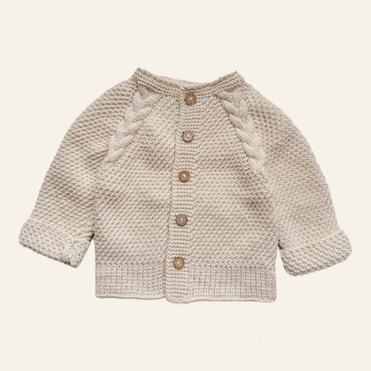 Hand Knitted Unisex Baby Cardigan