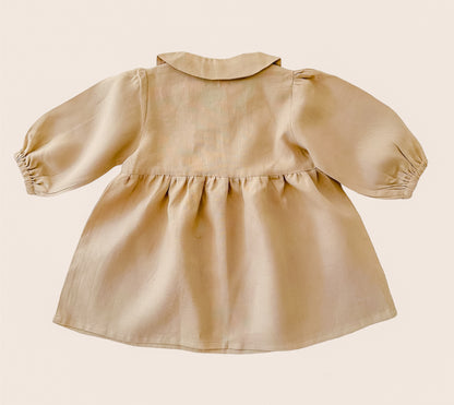 Linen Dress - Beige